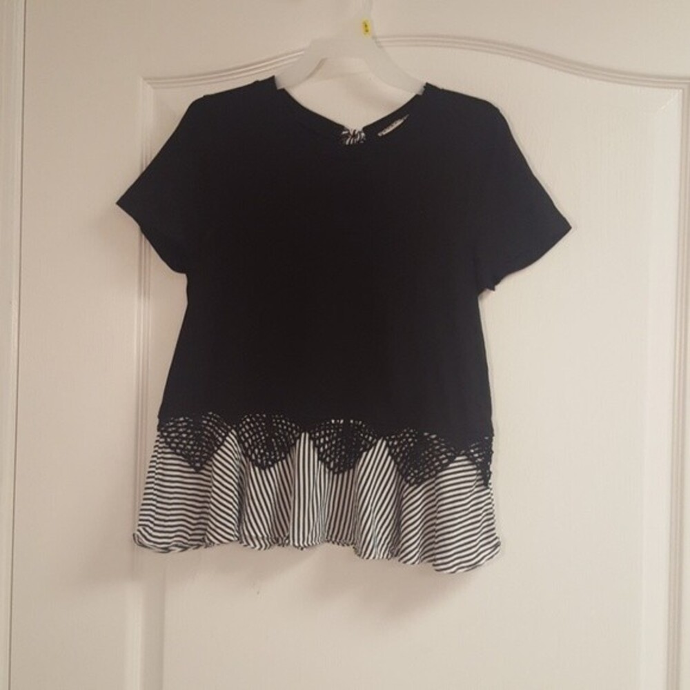 Black and White Tunic Top Soprano